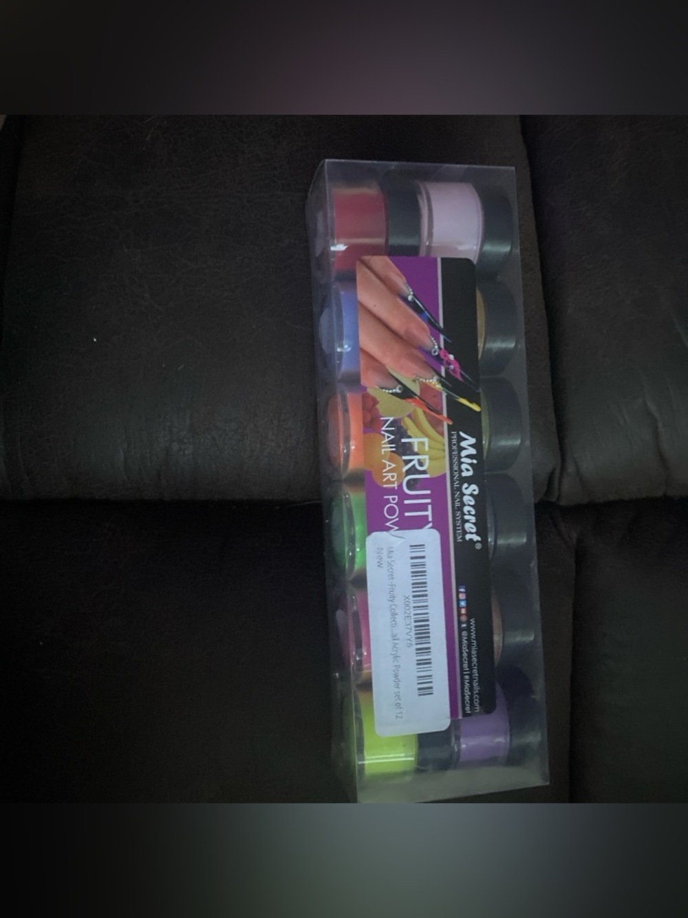 Mia Secret Fruit Nail Art Powder Set - Multicolor